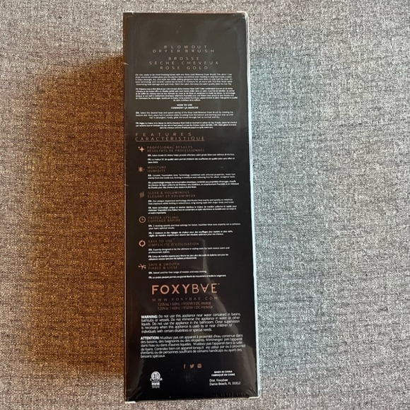 FOXYBAE Rose gold blowout dryer brush pro - Picture 4 of 5
